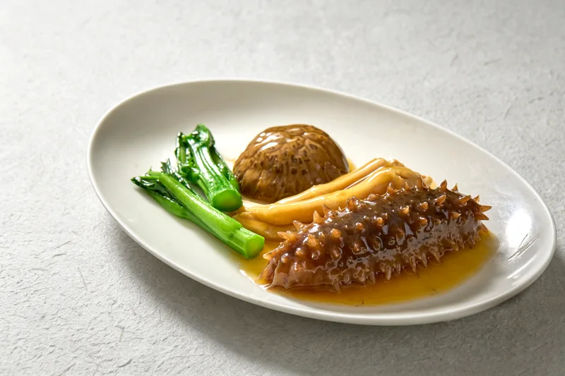 遼参北菇伴鵝掌